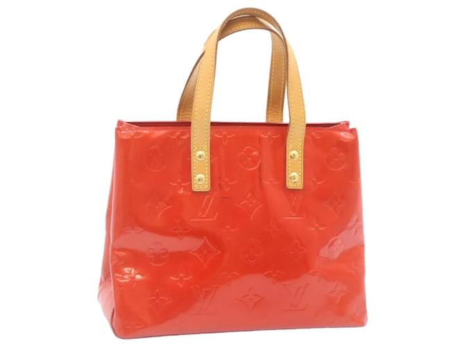 Louis Vuitton Monogram Vernis Reade PM M91088 Handbag Rouge