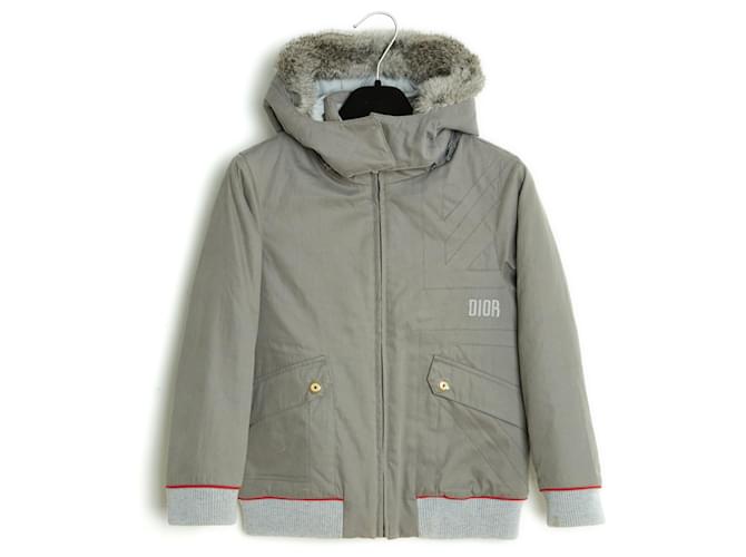 Christian Dior DOWN JACKET GRAY 8to Grey Cotton  ref.390165