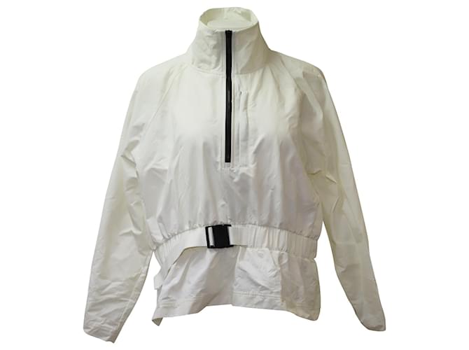 Ba Sh VESTE ROONIE White Cream Polyamide Nylon ref.390181 Joli