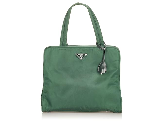 Prada Tessuto Nylon Green Bag