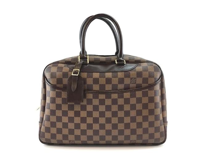 louis vuitton brown damier bolsa