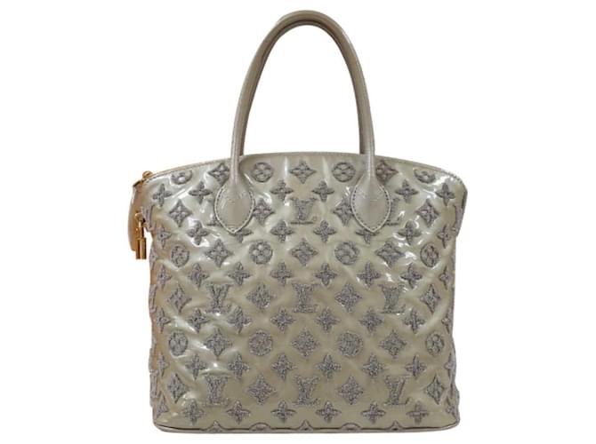 Louis Vuitton Limited Edition Gris Monogram Fascination Lockit Bag Multicolor Cuero  ref.391824