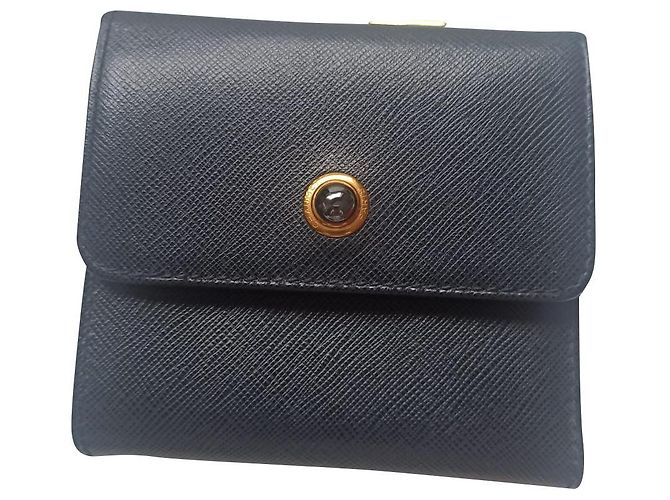 Portafoglio Chaumet in pelle nera Nero