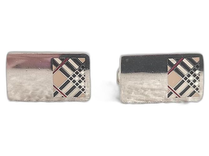 Burberry Gemelli Grigio antracite Metallo