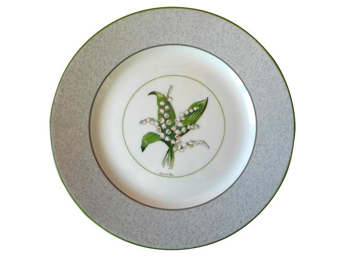 Christian Dior Milly la Forêt Porcelain Dessert Plates