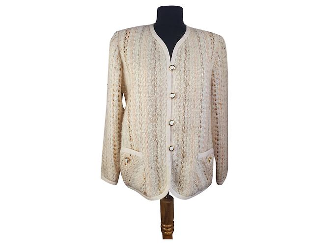 Autre Marque Marjorie Verna Strickjacke aus Wolle XL Mehrfarben