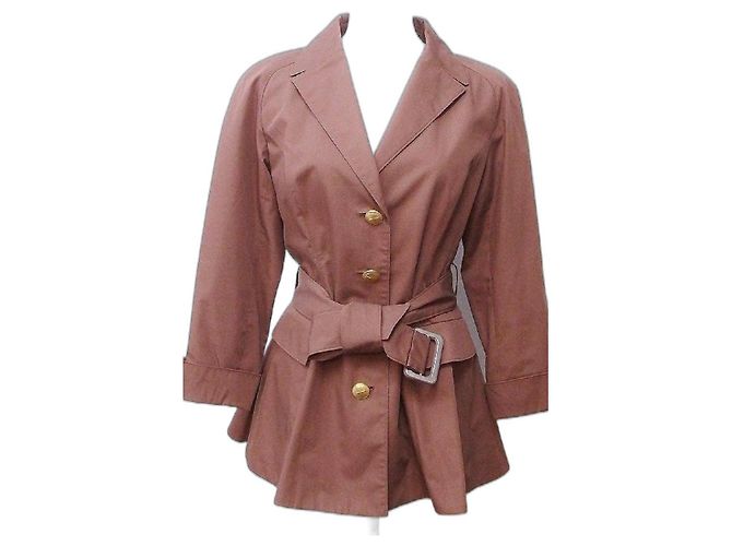 [Gebraucht] Junko Shimada Jacke-Design-Halbmantel 9 Braun