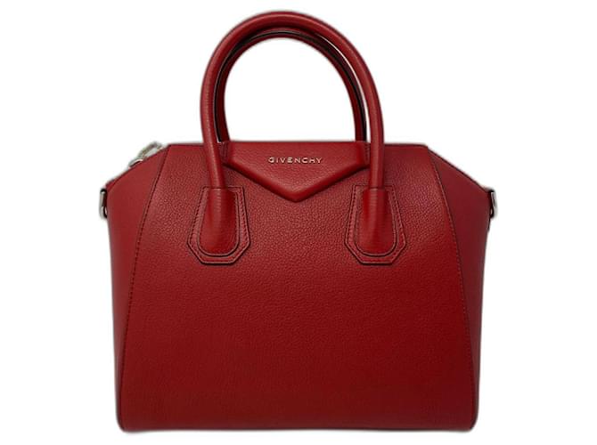 GIVENCHY TOTE BAG ANTIGONA IN LEATHER - NEW RED  ref.392072