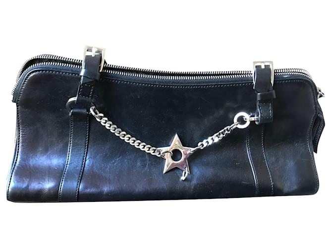 Christian Dior Handbags Black Leather  ref.392078