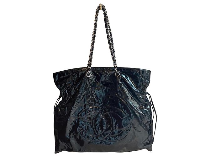 Bolso Tote Chanel Negro de Charol