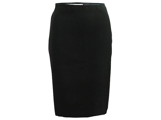 Miu Miu Classic Black Pencil Skirt Polyester  ref.392281