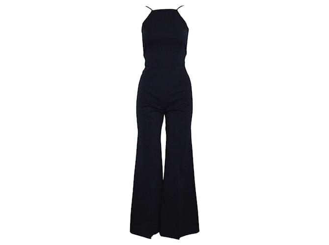 Reformation Navy Blue Jumpsuit with open back  ref.392451
