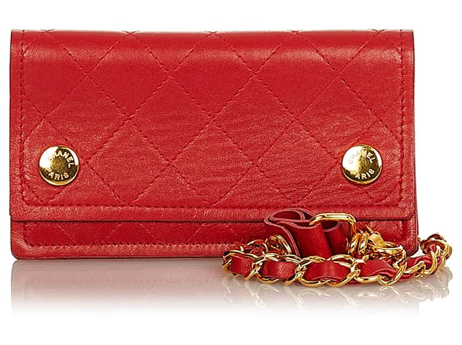 Chanel Red Quilted Patent Leather Mobile Art NY Medium Classic Double Flap  Gold Hardware, 2008 Available For Immediate Sale At Sotheby's