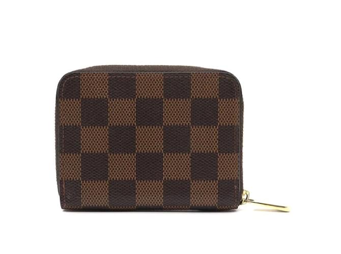 Louis Vuitton Damier Ebene Card Holder Wallet Brown Leather ref.393127 -  Joli Closet