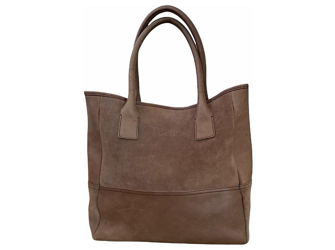 Bolsa Tosca Blu de couro marrom