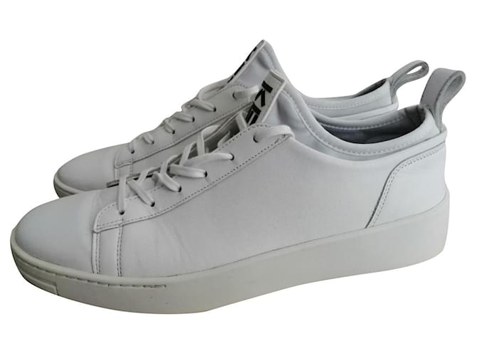 Kenzo Sneakers White Leather  ref.393245
