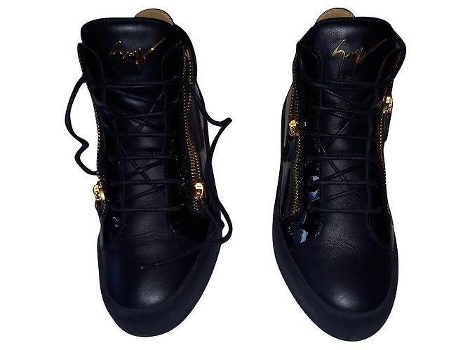 Sneaker Giuseppe Zanotti in pelle nera Nero