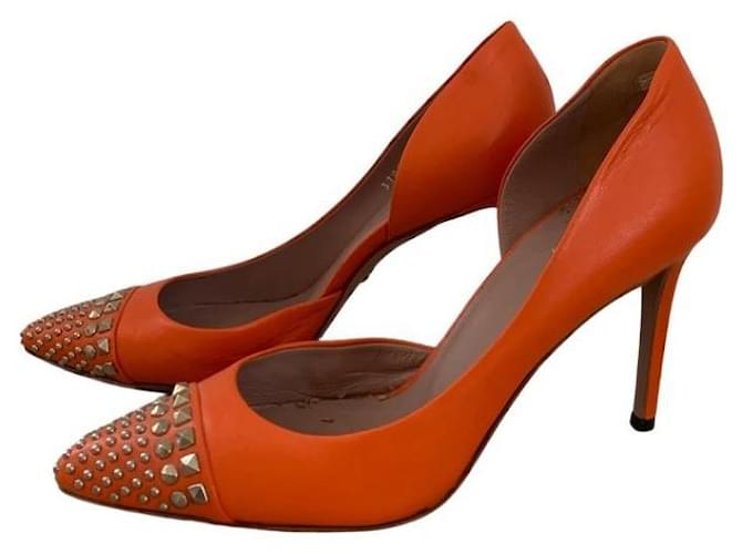 Gucci Tacones Naranja Cuero ref.393459 - Joli Closet