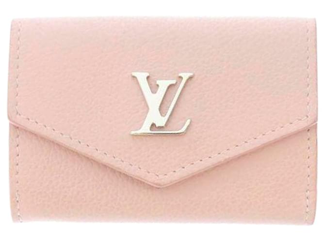 Louis Vuitton Pink Lockmini Wallet Leather Pony-style calfskin ref