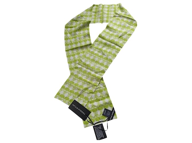 Thomas Wylde Scarves Green Silk  ref.393918
