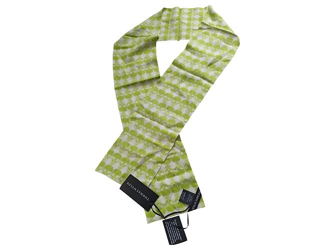 Sciarpa in seta Thomas Wylde Verde 