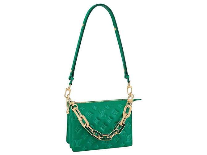 Louis Vuitton LV Coussin BB Green Leather  ref.393962