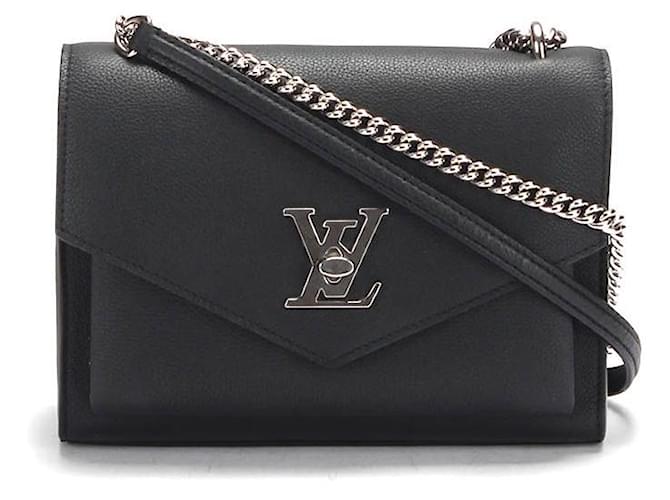 Louis Vuitton MyLockMe Chain Pochette, Black, One Size