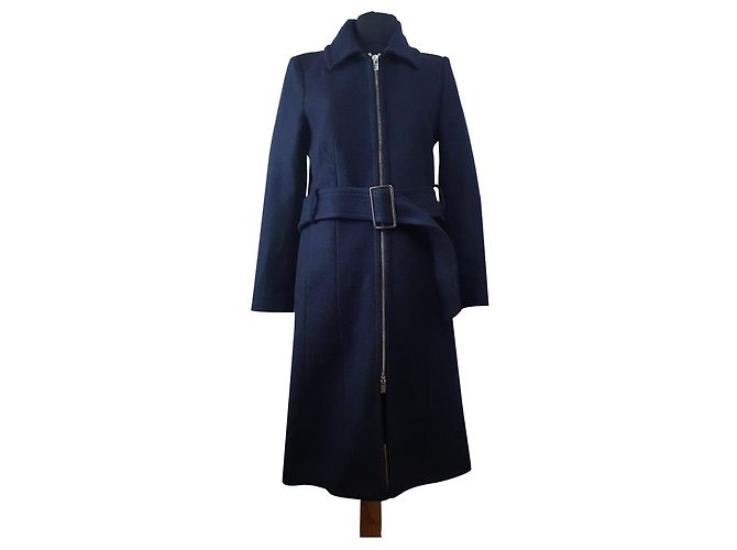 Abrigo Club Monaco azul de lana Azul marino