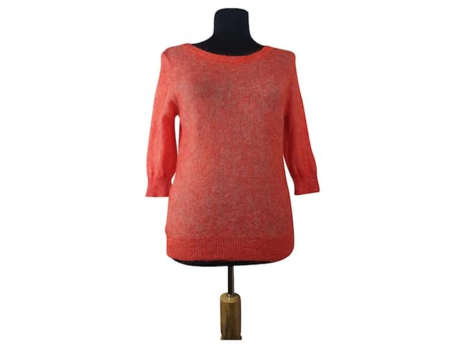 Filippa K Knitwear Orange Wool Mohair  ref.394136