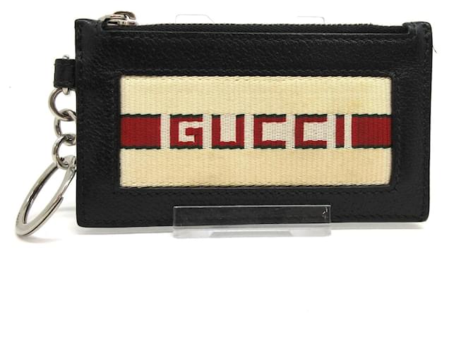 Gucci wallet card holder with lanyard