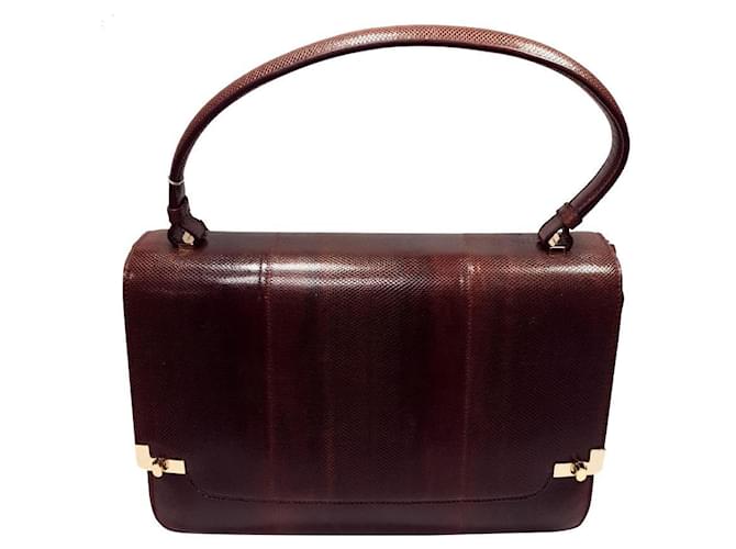 Lancel Shoulder Bag XL L by Lancel Brown Leather  ref.394762