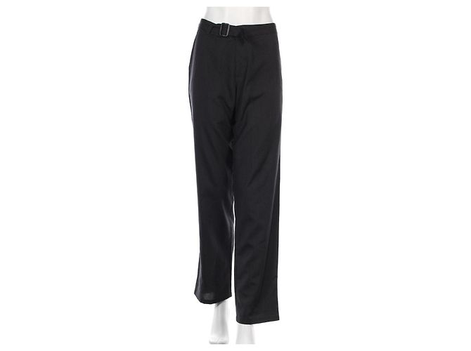 Calça Dsquared2 de algodão preta listrada Preto