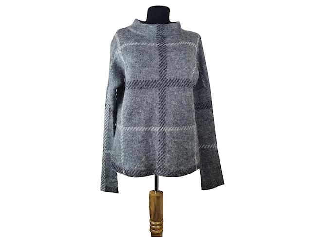 By Malene Birger Knitwear Grey Wool Mohair  ref.395105