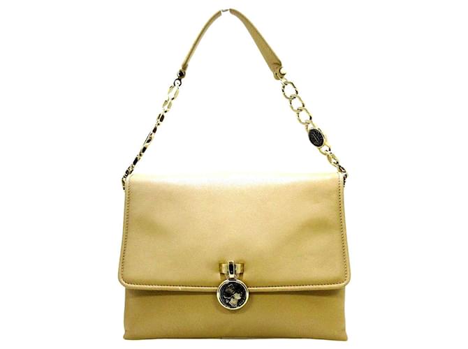 Bulgari BVLGARI Monete Beige Leather  - Joli Closet