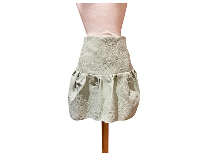 Chloé Skirts Green Cotton Polyamide  ref.395753