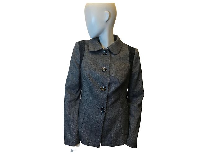 Bruno Saint Hilaire Heathered wool-blend jacket Bruno de Saint Hilaire Multiple colors
