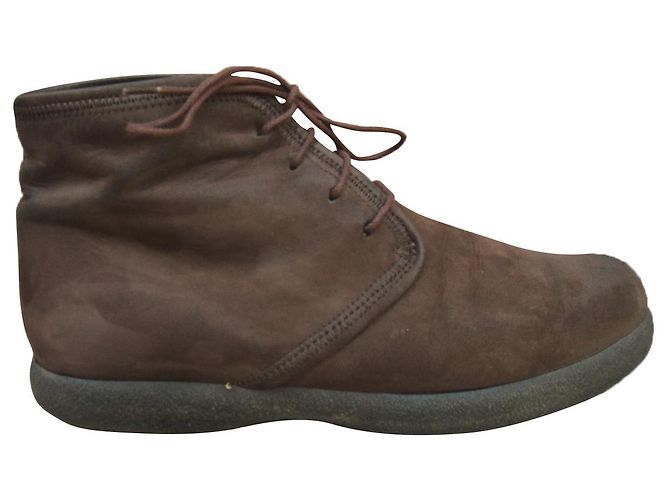 Bally Stiefeletten aus Leder braun Größe 36