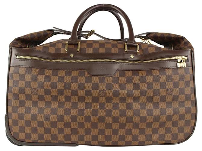 Louis Vuitton Damier Ebene Eole 50 Roues de bagages à roulettes Duffle Convertible Cuir  ref.396140