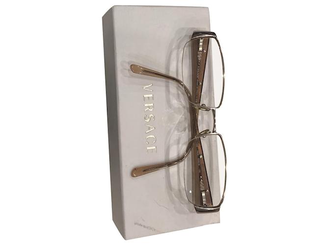 Versace Glasses Beige  ref.396167