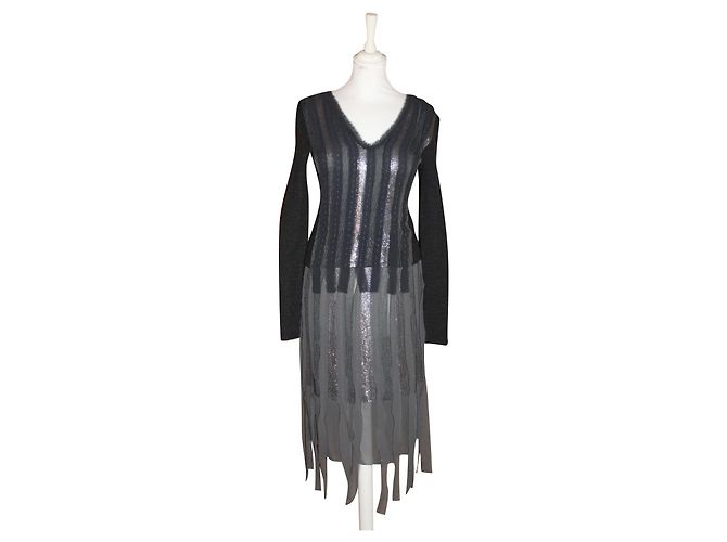 Completo con Alberta Ferretti Gris Gris antracita