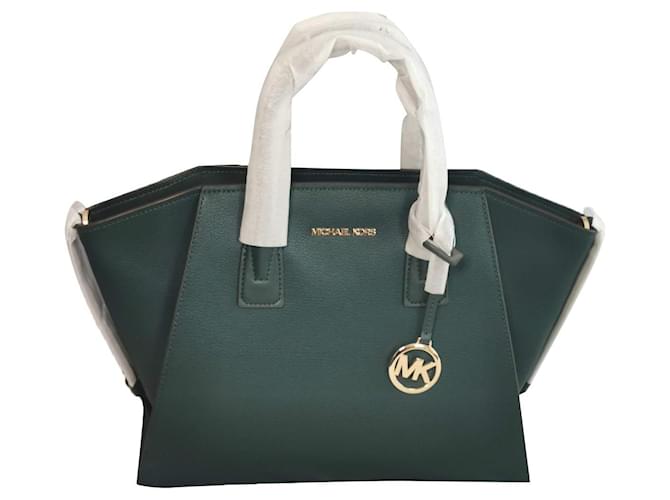 Michael Kors Handbags Green Gold hardware Leather  ref.396216