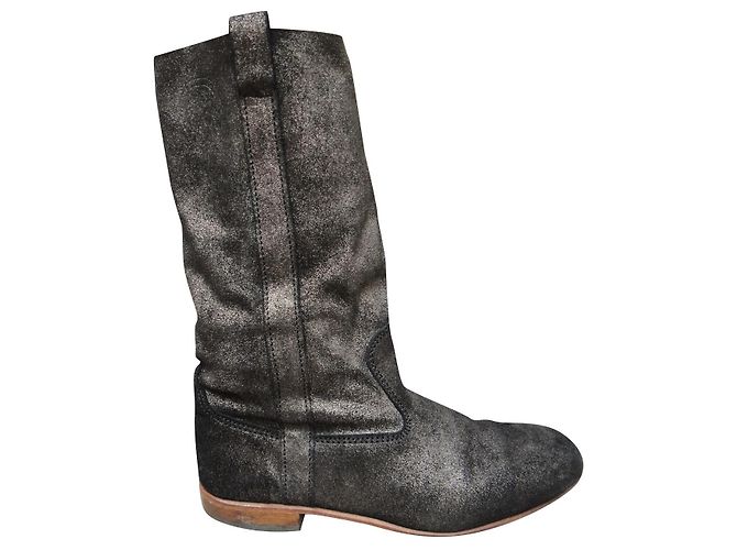 soft boots La Botte Gardiane model Ella p 37 Black