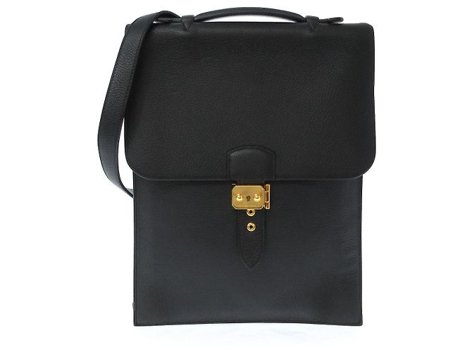 Sac à dépêches Hermès Hermes Sac a Depeches Black