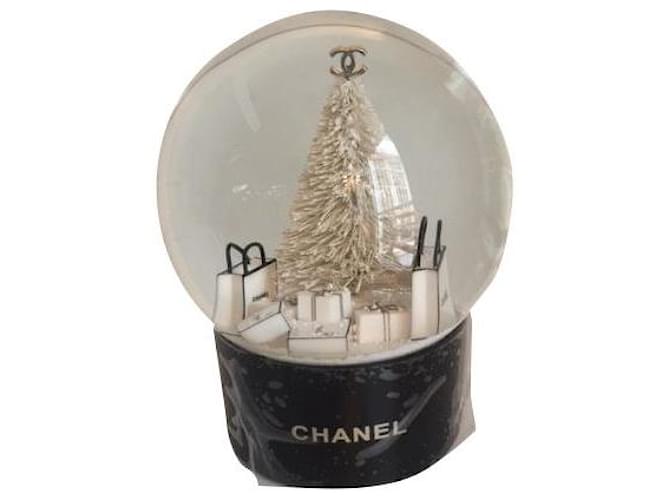 CHANEL SAPIN SNOW BALL Black Synthetic  ref.396503