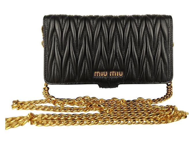 Miu Miu I-phone case in pelle