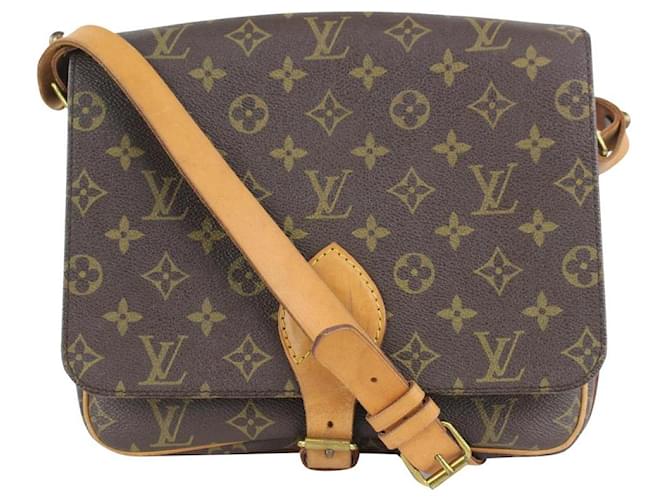 Louis Vuitton Cartouchiere GM Coated Canvas Crossbody Bag on SALE