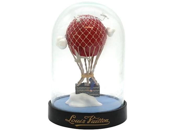 Louis Vuitton Red Multicolor Hot Air Balloon Blobe Paper Weight