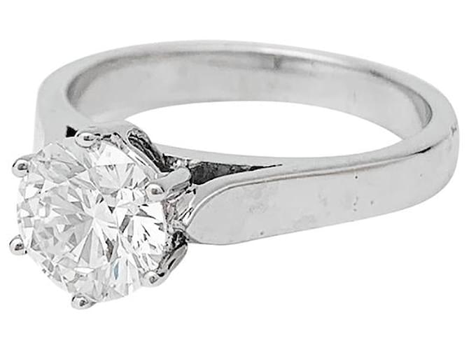 inconnue anello di diamanti 1,59 carato, ORO BIANCO. Diamante  ref.397297