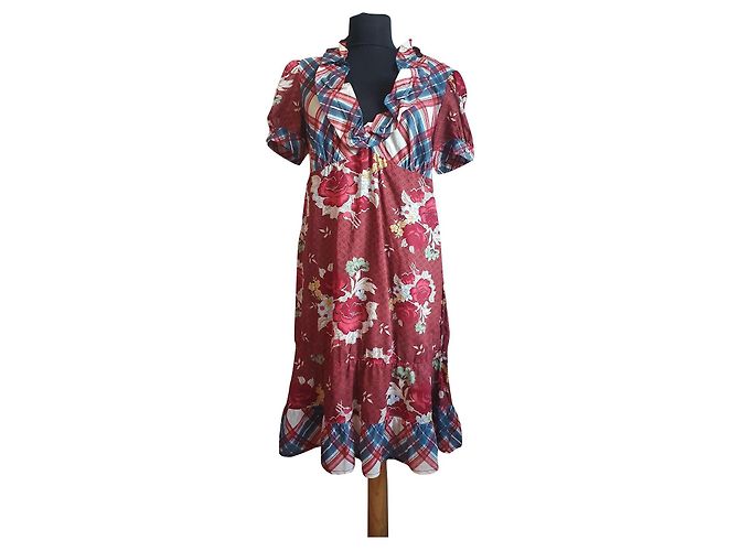 Abito in cotone Tommy Hilfiger Multicolore
