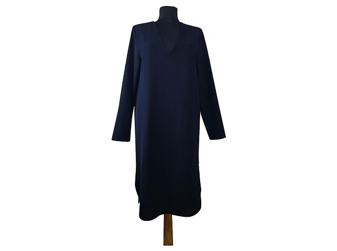 Filippa K Tunika Twill Kleid Schwarz